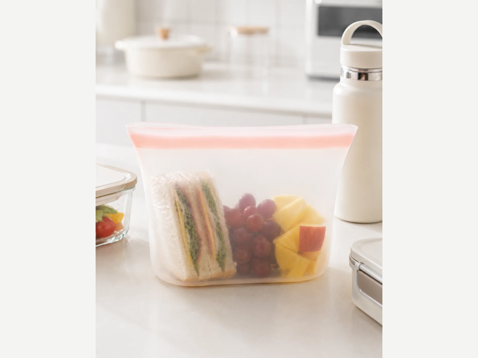 Small Morning Prep Habits with Reusable Silicone Storage Bags