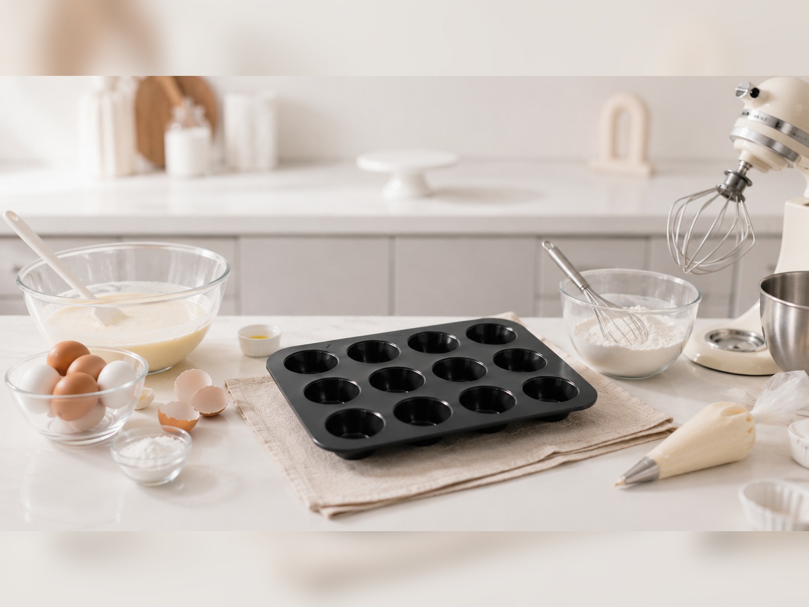 Setting the Table Before Baking with Silicone Molds